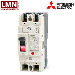 Cầu dao MCCB Mitsubishi NF63-HV - 20A 25kA 2P