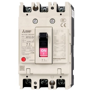 Cầu dao MCCB Mitsubishi NF63-SV - 3P 7.1A 7.5kA MB