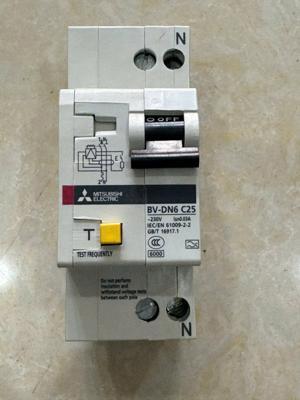 Cầu dao Mitsubishi BV-DN6 - 25A 300mA 6kA 1P