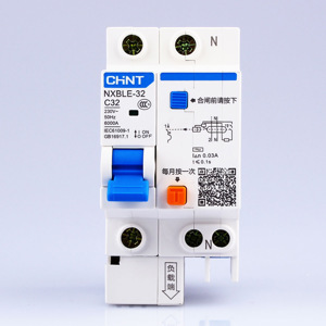 Cầu dao RCBO Chint NXBLE - 1P+N 32A 30mA