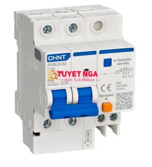 Cầu dao RCBO Chint NXBLE - 2P 6A 30mA