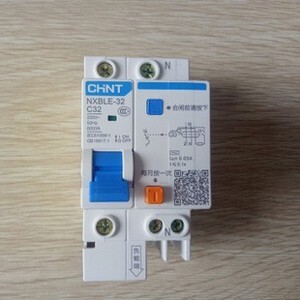 Cầu dao RCBO Chint NXBLE-32 1P+N 32A