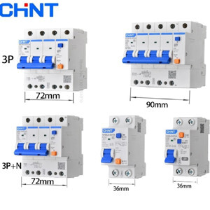 Cầu dao RCBO Chint NXBLE - 3P 10A 30mA