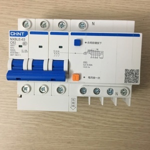 Cầu dao RCBO Chint NXBLE-63 3P+N 40A