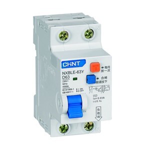 Cầu dao RCBO Chint NXBLE-63Y - 1P+N 50A 30mA