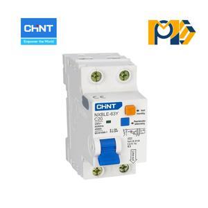 Cầu dao RCBO Chint NXBLE-63Y - 1P+N 20A 30mA