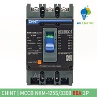 Cầu dao tự động 3 pha 3P 80A, 100A, 125A MCCB CHINT NXM-125S/3300