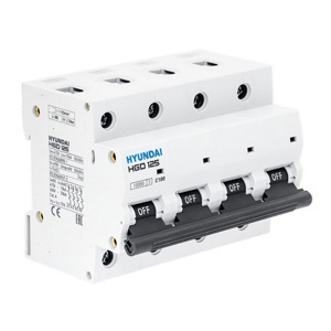 Cầu dao tự động (aptomat) MCB Hyundai HGD125 4P 125A