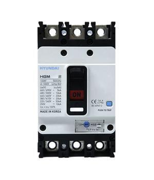 Cầu dao tự động (aptomat) MCCB Hyundai HGM100S-F 3P 50A 20kA
