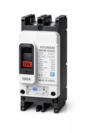 Cầu dao tự động (aptomat) MCCB Hyundai HGM100S-F 2P 75A