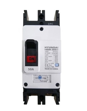 Cầu dao tự động (aptomat) MCCB Hyundai HGM125S-F 2P 100A