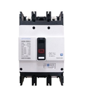 Cầu dao tự động (aptomat) MCCB Hyundai HGM250S-F 2P 200A