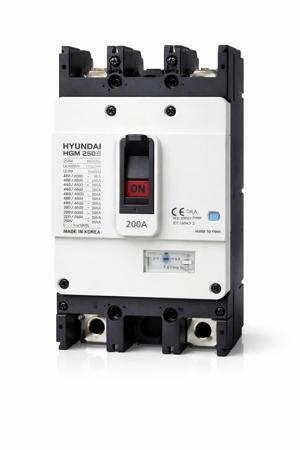 Cầu dao tự động (aptomat) MCCB Hyundai HGM250S-F 2P 250A