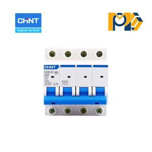 Cầu dao tự động  Chint NXB-63 4P C25 6KA