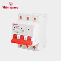Cầu dao tự động DQHome Điện Quang MCB17 C63 3P (MCB, 3 cực, 63A, loại C, 4.5KA, class 3)