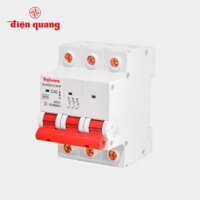 Cầu dao tự động DQHome Điện Quang MCB17 C63 3P (MCB, 3 cực, 63A, loại C, 4.5KA, class 3)