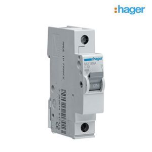 Cầu dao tự động loại nhỏ 1P 16A 6KA Hager MU116A