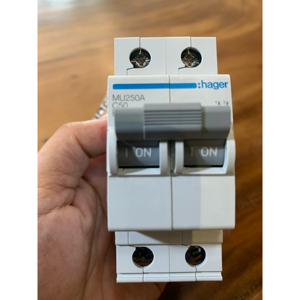 Cầu dao tự động loại nhỏ 2P 50A 6KA Hager MU250A