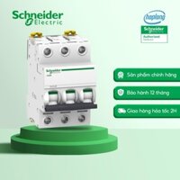 Cầu dao tự động MCB (át tép) 3 pha 32A dòng cắt 6kA series iC60N dòng Acti9 Schneider A9F74332