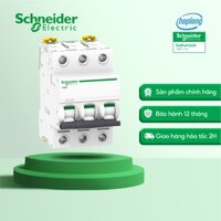 Cầu dao tự động MCB (át tép) 3 pha 16A dòng cắt 6kA series iC60N dòng Acti9 Schneider A9F74316