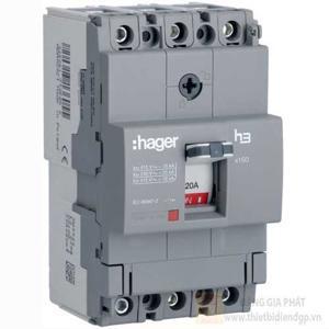 Cầu dao tự động MCCB 3P 20A Hager HDA020Z