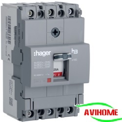 Cầu dao tự động MCCB 3P 32A Hager HDA032Z