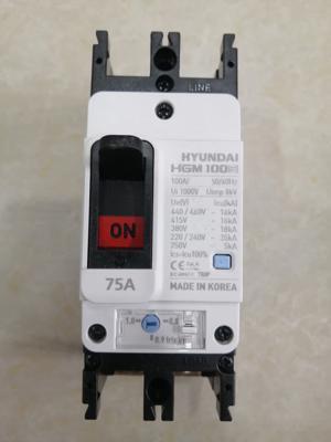 Cầu dao tự động MCCB Huyndai HGM100E-F - 75A 2P