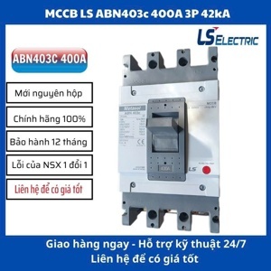 Cầu dao tự động MCCB LS ABN403c - 400A 42kA 3P