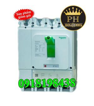 Cầu dao tự động Schneider EZS630N - 4P 500A 50kA
