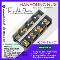Cầu đấu Domino HYT-1504 HanYoung Hàn Quốc - Cầu Domino HYT 150A 4P HanYoung - Cầu 150A 4 mắt Hàn Quốc