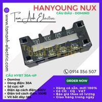 Cầu đấu Domino HYT-304 HanYoung Hàn Quốc - Cầu Domino HYT 30A 4P HanYoung - Cầu 30A 4 mắt Hàn Quốc