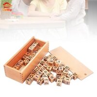 Câu đố giáo dục chữ cái bằng gỗ cho trẻ em Học tập Trò chơi nhận dạng bảng chữ cái Abc