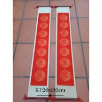 Câu đối mành tre 20x120cm