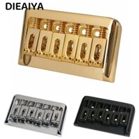 Cầu đuôi cứng đàn Guitar DIAIYA, Cầu 6 dây chống rung bằng hợp kim kim loại, Cờ lê vít Hoạt động dễ dàng Cầu đàn Guitar Stratocaster Telecaster