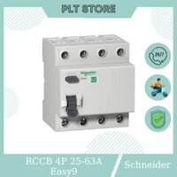 Cầu giao chống rò, chống giật Easy9 RCCB Schneider 4P 30mA 25A, 40A, 63A