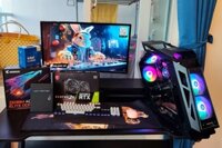 CẤU HÌNH 𝟏4𝐭𝐫: - CPU Intel i5-14500 - RAM 16GB bus 3200 - VGA GTX 1660Ti 6GB - Main ASRock B760M Pro RS/D4 - SSD 256GB NVMe - Nguồn Aigo 650W - Tản nhiệt ID-Cooling SE-55 - Case mặt kính