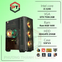 Cấu hình chơi game giá rẻ I3 3240/RAM 8GB/GTX 750TI 2G/HDD 250GB [bonus]