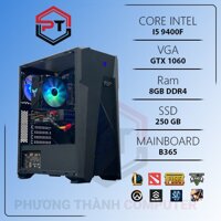 Cấu hình CHƠI GAME NÂNG CẤP TỐI ƯU CHO CHIPSET I5 9400F/GTX 1060 6Gb/SSD 256GB/RAM 8GB [bonus]