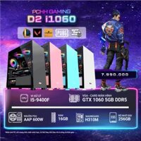 Cấu hình PCHH Gaming D2 i1060 | Intel i5-9400F, VGA GTX 1060 5GB