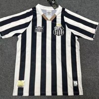 [Câu hỏi của người hâm mộ] Áo đấu dành cho người hâm mộ sân khách Santos mới, áo bóng đá tập luyện thể thao chất lượng cao, AAA +