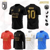 Câu Lạc Bộ jersi juventus | Bảng Tên + Số Tự Do | Bảng Phấn Mắt Phiên Bản Màu Vàng Đồng | 100% Sợi Nhỏ | Jersi ntsa Giả Giá Rẻ