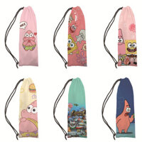 Cầu Lông Pie Daxing 3.33 Túi Bảo Quản Cầu Lông Vợt Túi Đeo Vai Có Thể SpongeBob SquarePants Dây Rút Túi Hoạt Hình
