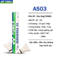 Cầu lông, quả cầu lông YONEX AS - 03 chính hãng