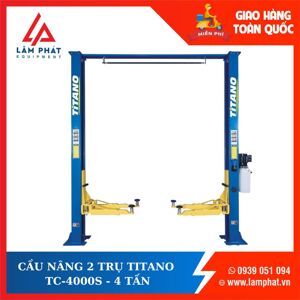 Cầu nâng 2 trụ giằng trên Titano cóc giật 1 bên TC-4000S