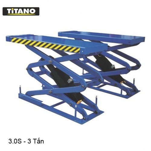 Cầu nâng cắt kéo nâng bụng ô tô TITANO 3.0S