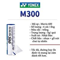 Cầu nhựa chính hãng YONEX MAVIS 300 đủ màu trắng và vàng chanh
