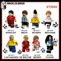 Cầu Thủ Bóng Đá Nổi Tiếng Đồ Chơi Lắp Ráp Mô Hình Nhân Vật Messi Neymar Rolnado Beckham XT1003