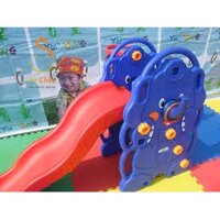 Cầu trượt bóng rổ mini cho bé chủ yếu được làm tự nguyên liệu nhựa