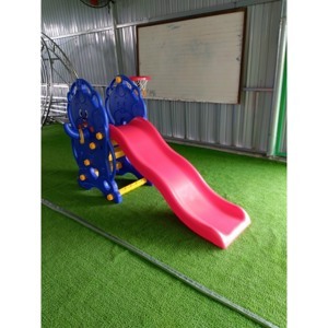 Cầu Trượt Cho Bé Hình Voi Con Có Ném Bóng Rổ KT011 (HQ028)