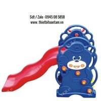 Cầu trượt hình con voi cho bé có ném bóng rổ giá tốt siêu bền